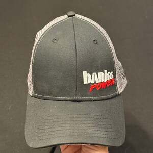 Banks Power Black Curved Bill Mesh Back Hat Adjustable SnapBack